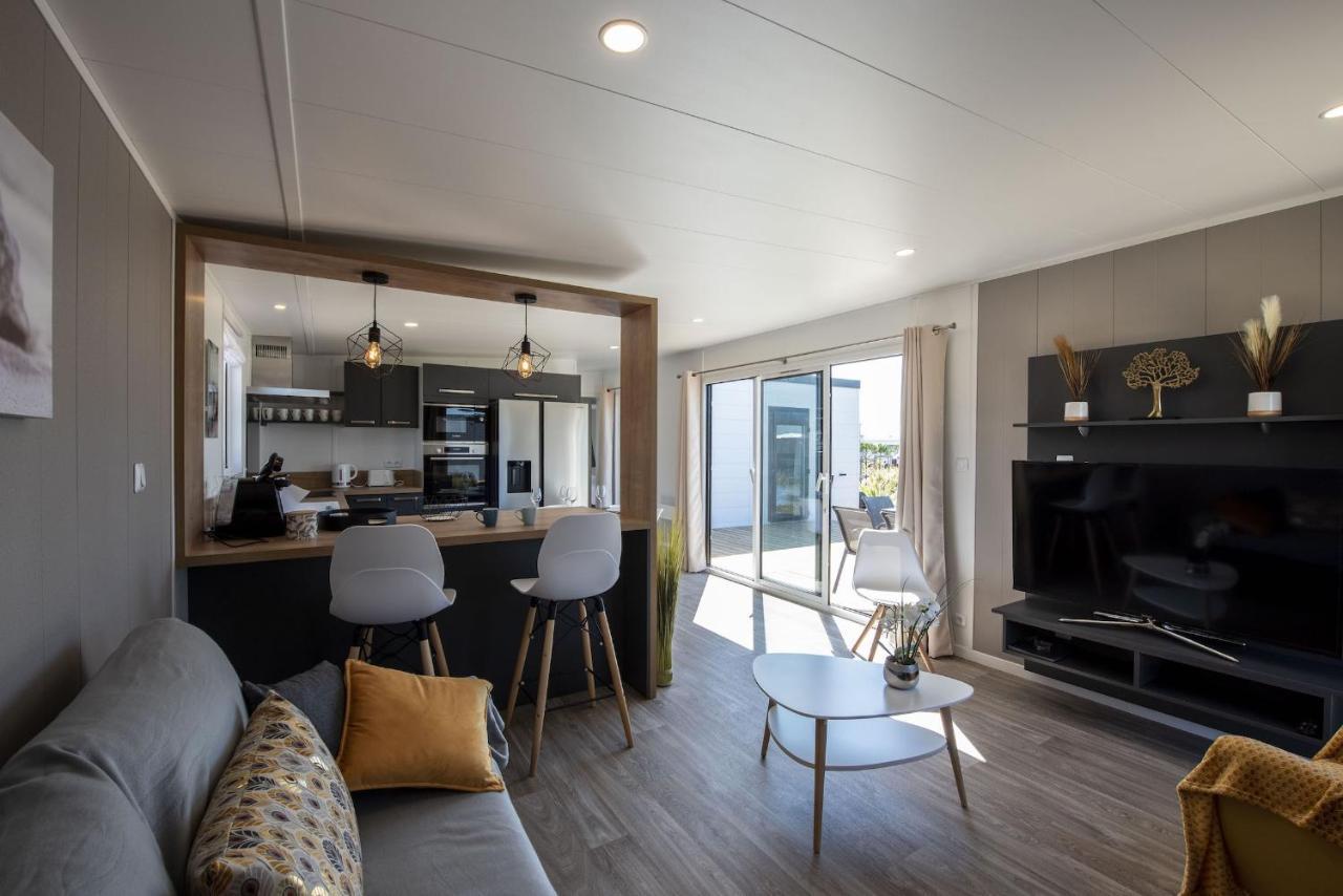 Chalet Pour 6 Dans Un Domaine Avec Piscine Brétignolles-sur-Mer Exteriör bild