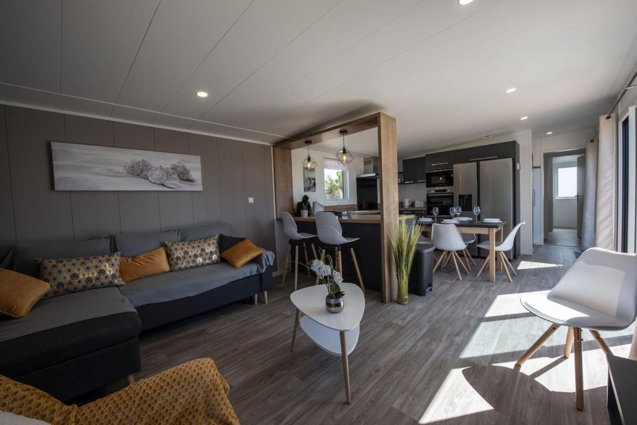 Chalet Pour 6 Dans Un Domaine Avec Piscine Brétignolles-sur-Mer Exteriör bild