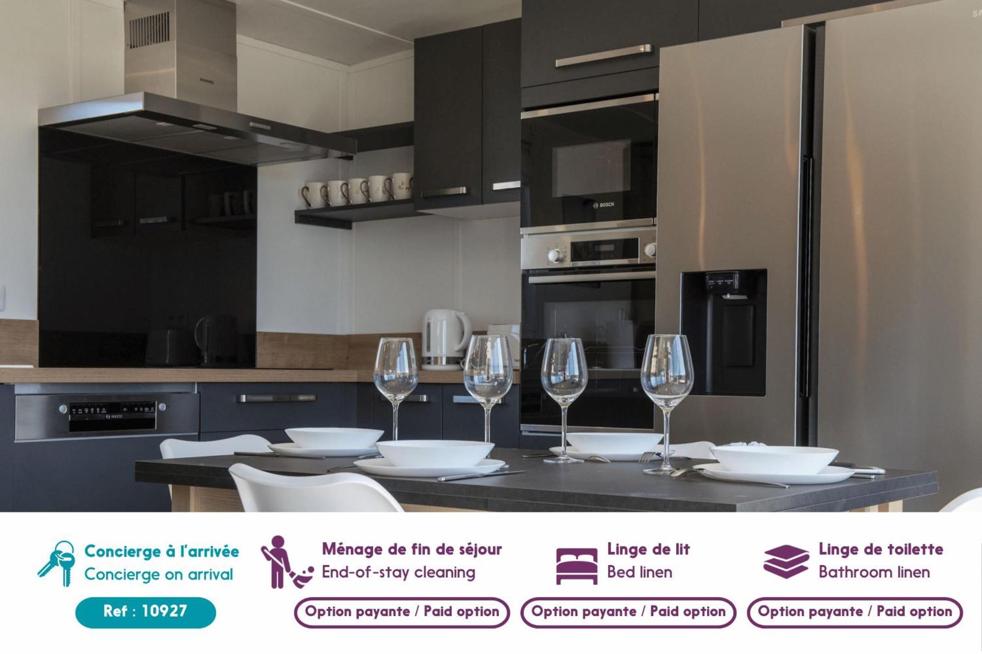 Chalet Pour 6 Dans Un Domaine Avec Piscine Brétignolles-sur-Mer Exteriör bild